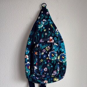 Vera Bradley Moonlight Garden Sling Bag Backpack